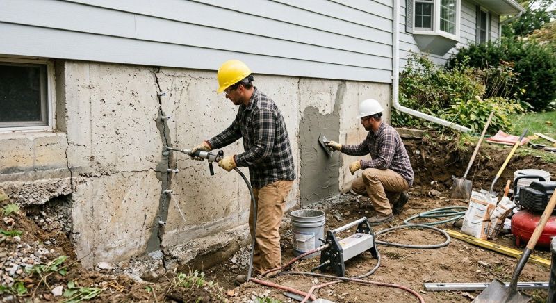 Basement Crack Repair in Fort Collins, CO