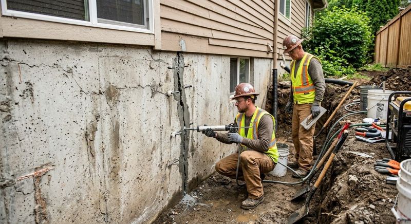 Basement Crack Repair in Tampa, FL