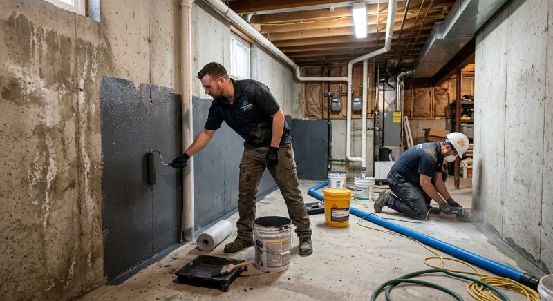 Basement Walls Waterproofing in Greenville, SC