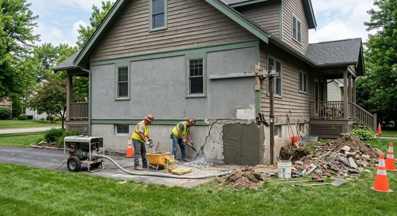Building Foundation Repair in Greenville, SC