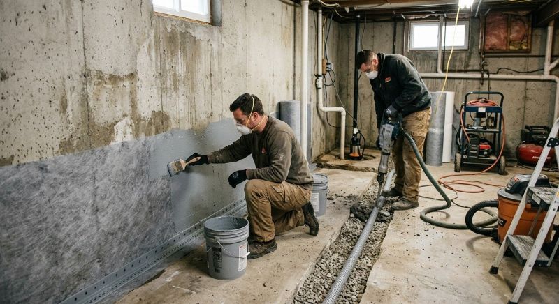 Cellar Waterproofing in Fredericksburg, VA