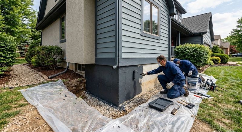 Concrete Foundation Sealing in Fredericksburg, VA