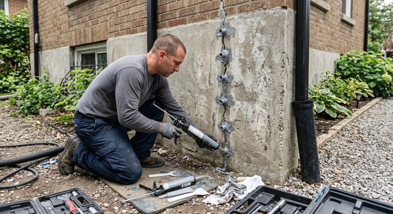 Foundation Crack Repair in Greenville, SC