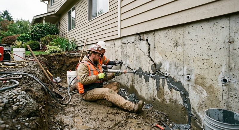 Foundation Cracks Repair in Greenville, SC