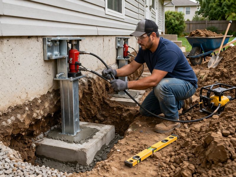 Foundation Pier Repair in Greenville, SC