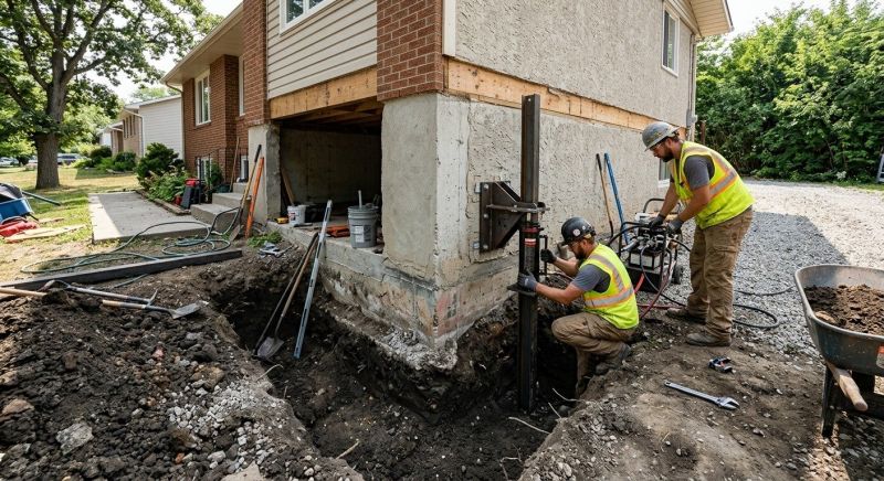 Foundation Pier Repair in Fort Collins, CO