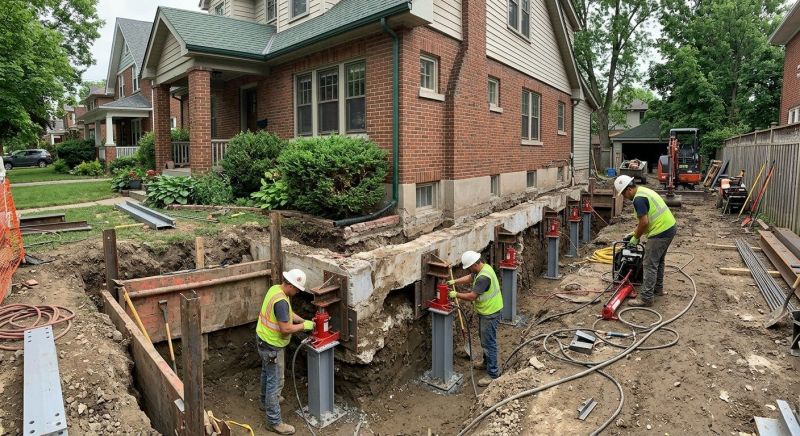 Foundation Underpinning in Greenville, SC