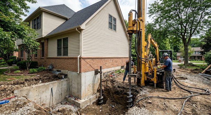 Helical Piers Installation in Fort Collins, CO