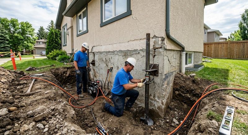 Helical Pile Installation in Greenville, SC