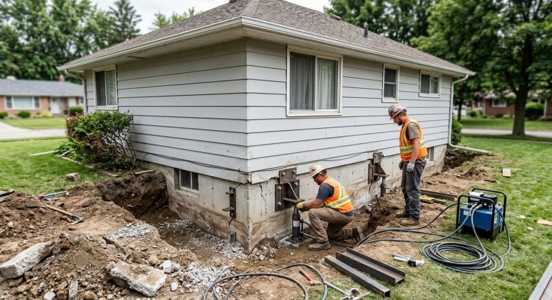 House Foundation Repair in Greenville, SC