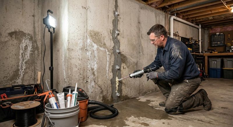 Leaking Basement Repair in Greenville, SC