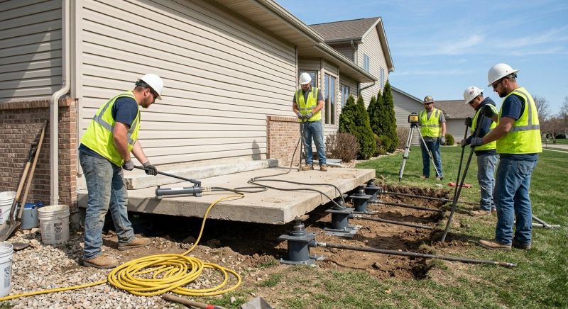 Sinking Foundation Lifting in Fort Collins, CO