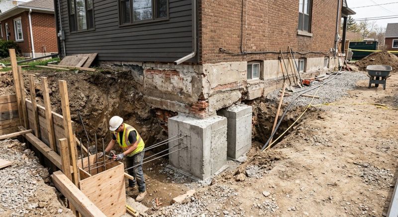 Structural Underpinning in Greenville, SC