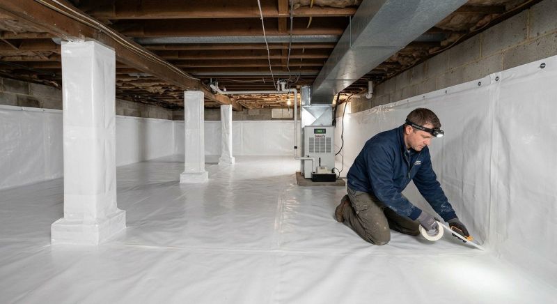 Vapor Barrier Installation in Fredericksburg, VA