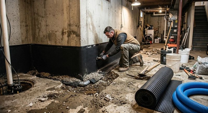 Wet Basement Repair in Tuscaloosa, AL